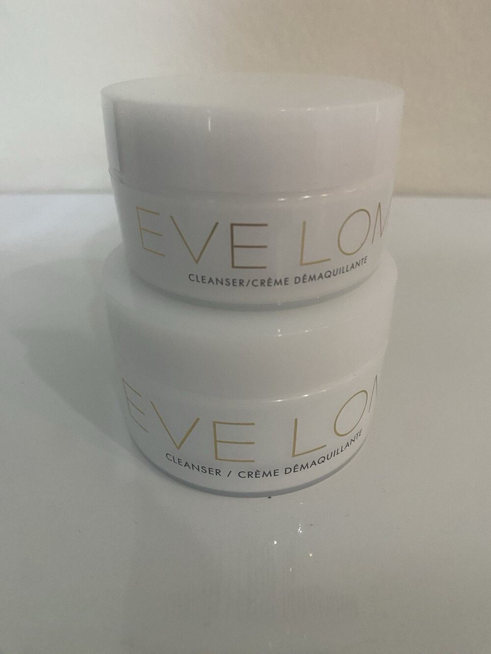 Evelom Cleaners/Creme Demaquillante Lot Of 2. 3.3 Oz And 1.6 Oz Retail $145